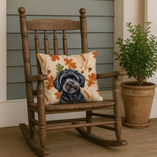 Load image into Gallery viewer, Black Havanese Heirloom Fall Throw Pillow