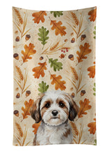 Load image into Gallery viewer, Parti-color Havanese Heirloom Fall Kitchen Towel