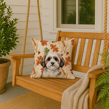 Load image into Gallery viewer, Parti-color Havanese Heirloom Fall Throw Pillow