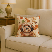 Load image into Gallery viewer, Sable Havanese Heirloom Fall Throw Pillow