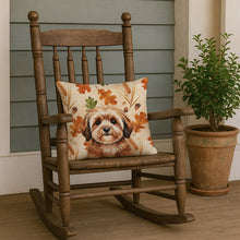 Load image into Gallery viewer, Sable Havanese Heirloom Fall Throw Pillow