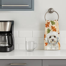 Load image into Gallery viewer, White Havanese Heirloom Fall Kitchen Towel