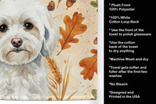 Load image into Gallery viewer, White Havanese Heirloom Fall Kitchen Towel