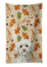 Load image into Gallery viewer, White Havanese Heirloom Fall Kitchen Towel