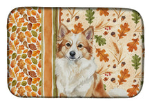 Load image into Gallery viewer, Tan Icelandic Sheepdog Heirloom Fall Dish Drying Mat