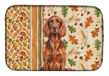 Load image into Gallery viewer, Irish Setter Heirloom Fall Dish Drying Mat