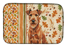 Load image into Gallery viewer, Irish Terrier Heirloom Fall Dish Drying Mat