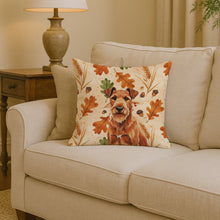 Load image into Gallery viewer, Irish Terrier Heirloom Fall Throw Pillow