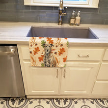 Load image into Gallery viewer, Brindle Irish Wolfhound Heirloom Fall Kitchen Towel