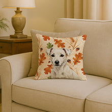 Load image into Gallery viewer, White Jack Russell Terrier Heirloom Fall Throw Pillow
