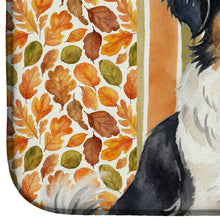 Load image into Gallery viewer, Tricolor Japanese Chin Heirloom Fall Dish Drying Mat