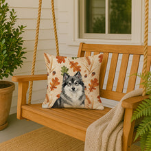 Load image into Gallery viewer, Keeshond Heirloom Fall Throw Pillow