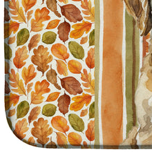 Load image into Gallery viewer, Labradoodle Heirloom Fall Dish Drying Mat