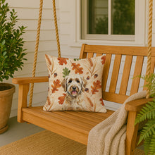 Load image into Gallery viewer, Labradoodle Heirloom Fall Throw Pillow