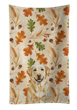 Load image into Gallery viewer, Yellow Labrador Retriever Heirloom Fall Kitchen Towel