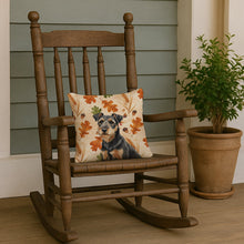 Load image into Gallery viewer, Black and Tan Lakeland Terrier Heirloom Fall Throw Pillow