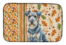 Load image into Gallery viewer, Blue Lakeland Terrier Heirloom Fall Dish Drying Mat
