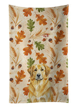 Load image into Gallery viewer, Lion Yellow Leonberger Heirloom Fall Kitchen Towel