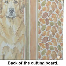 Load image into Gallery viewer, Lion Yellow Leonberger Heirloom Fall Glass Cutting Board