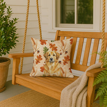 Load image into Gallery viewer, Lion Yellow Leonberger Heirloom Fall Throw Pillow