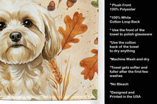 Load image into Gallery viewer, Cream Lhasa Apso Heirloom Fall Kitchen Towel