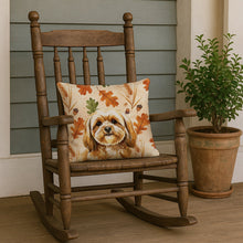 Load image into Gallery viewer, Gold Lhasa Apso Heirloom Fall Throw Pillow