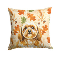 Load image into Gallery viewer, Gold Lhasa Apso Heirloom Fall Throw Pillow