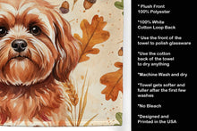 Load image into Gallery viewer, Red Lhasa Apso Heirloom Fall Kitchen Towel