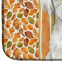 Load image into Gallery viewer, Maltese Heirloom Fall Dish Drying Mat