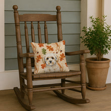 Load image into Gallery viewer, Maltipoo Heirloom Fall Throw Pillow