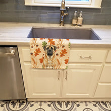 Load image into Gallery viewer, Fawn Mastiff Heirloom Fall Kitchen Towel