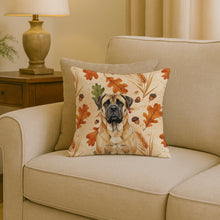 Load image into Gallery viewer, Fawn Mastiff Heirloom Fall Throw Pillow