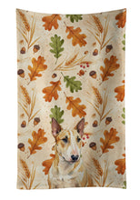 Load image into Gallery viewer, Miniature Bull Terrier Heirloom Fall Kitchen Towel