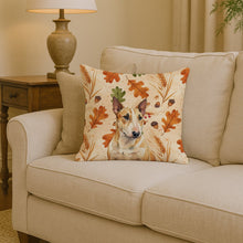Load image into Gallery viewer, Miniature Bull Terrier Heirloom Fall Throw Pillow
