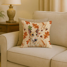 Load image into Gallery viewer, Miniature Bull Terrier Heirloom Fall Throw Pillow