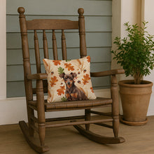 Load image into Gallery viewer, Chocolate and Rust Miniature Pinscher Min Pin Heirloom Fall Throw Pillow