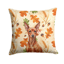 Load image into Gallery viewer, Red Miniature Pinscher Min Pin Heirloom Fall Throw Pillow