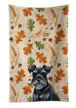 Load image into Gallery viewer, Black Miniature Schnauzer Heirloom Fall Kitchen Towel
