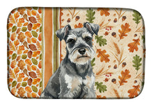 Load image into Gallery viewer, Miniature Schnauzer Heirloom Fall Dish Drying Mat