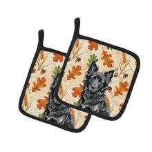 Load image into Gallery viewer, Mudi Heirloom Fall Pair of Pot Holders