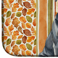 Load image into Gallery viewer, Black Neapolitan Mastiff Heirloom Fall Dish Drying Mat