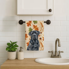 Load image into Gallery viewer, Black Neapolitan Mastiff Heirloom Fall Kitchen Towel