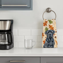 Load image into Gallery viewer, Black Neapolitan Mastiff Heirloom Fall Kitchen Towel