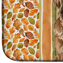 Load image into Gallery viewer, Brown Newfoundland Heirloom Fall Dish Drying Mat