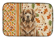 Load image into Gallery viewer, Brown Newfoundland Heirloom Fall Dish Drying Mat