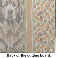 Load image into Gallery viewer, Brown Newfoundland Heirloom Fall Glass Cutting Board