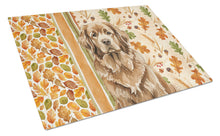 Load image into Gallery viewer, Brown Newfoundland Heirloom Fall Glass Cutting Board