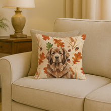Load image into Gallery viewer, Brown Newfoundland Heirloom Fall Throw Pillow