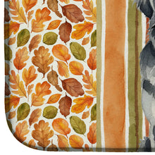 Load image into Gallery viewer, Gray Newfoundland Heirloom Fall Dish Drying Mat