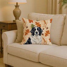 Load image into Gallery viewer, Landseer Newfoundland Heirloom Fall Throw Pillow
